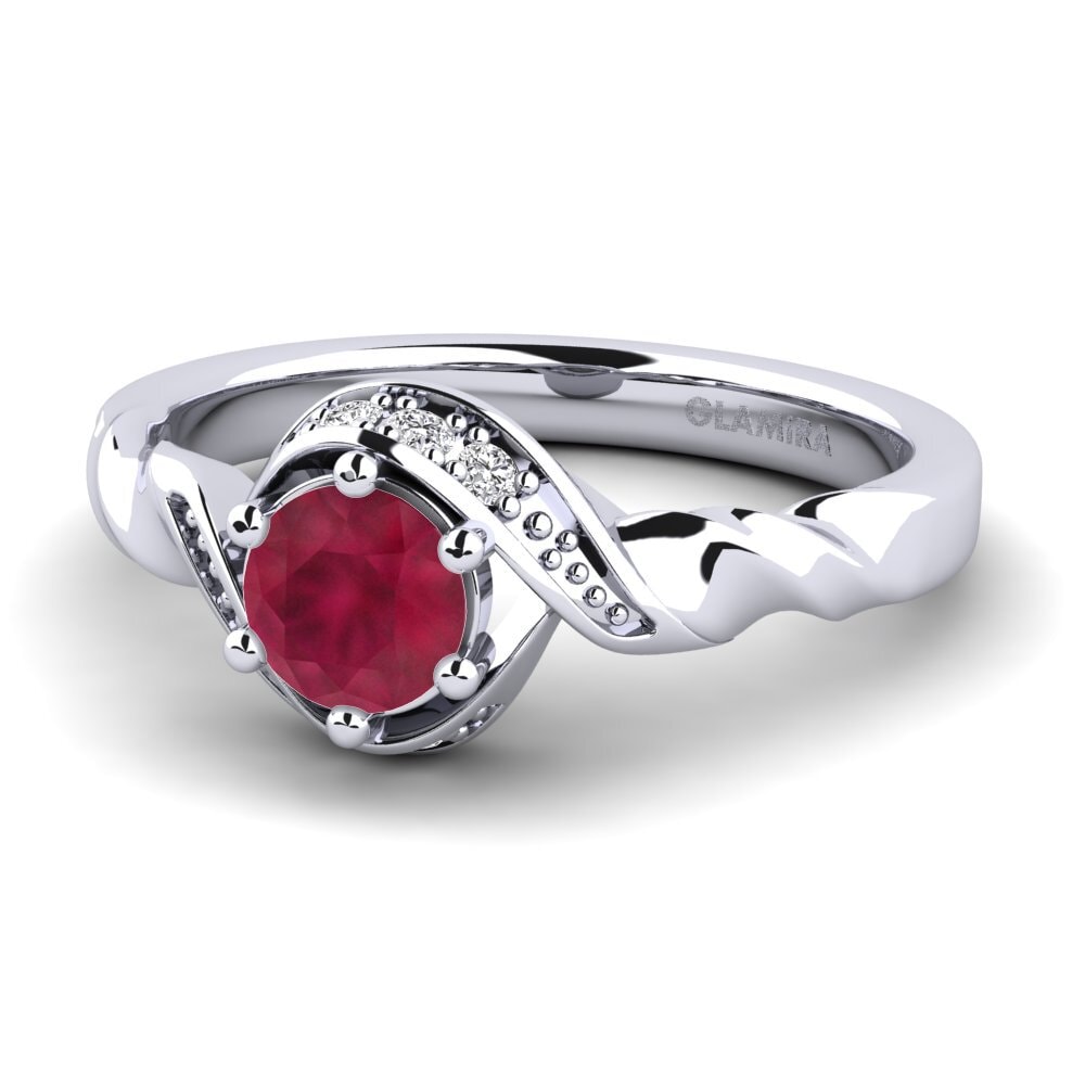 Rubin Verlobungsring Leona