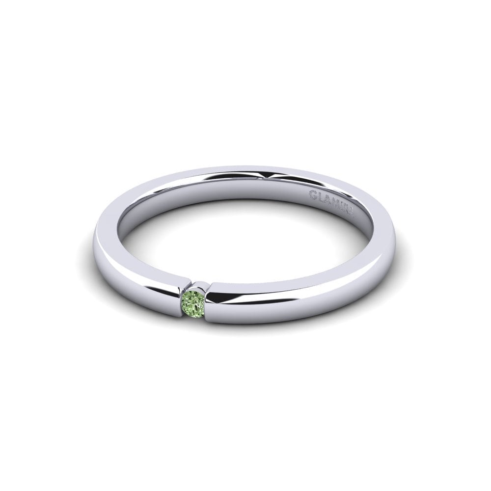Green Diamond Engagement Ring Lissy 0.03 crt