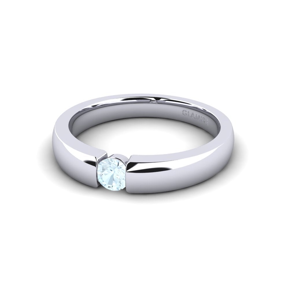 Aguamarina Anillo de compromiso Lissy 0.25crt