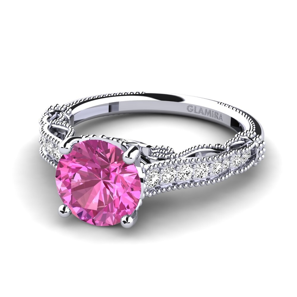 Topacio Rosa Anillo de compromiso Marilee