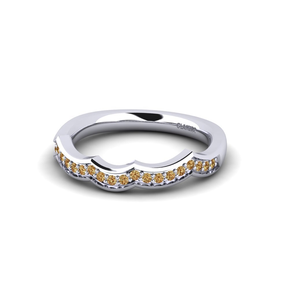 950 Platinum Brown Diamond Bridal Set Marvelous Ring B
