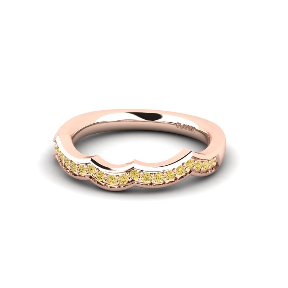Diamant Jaune Ensemble de mariée Marvelous Bague B