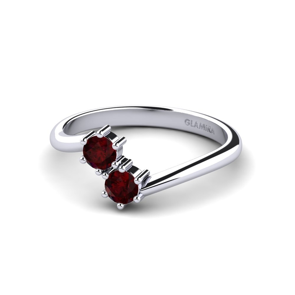 Garnet Engagement Ring Mastiquer