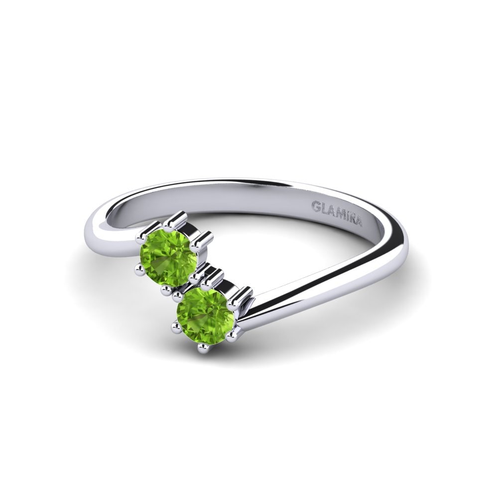 Peridot Engagement Ring Mastiquer