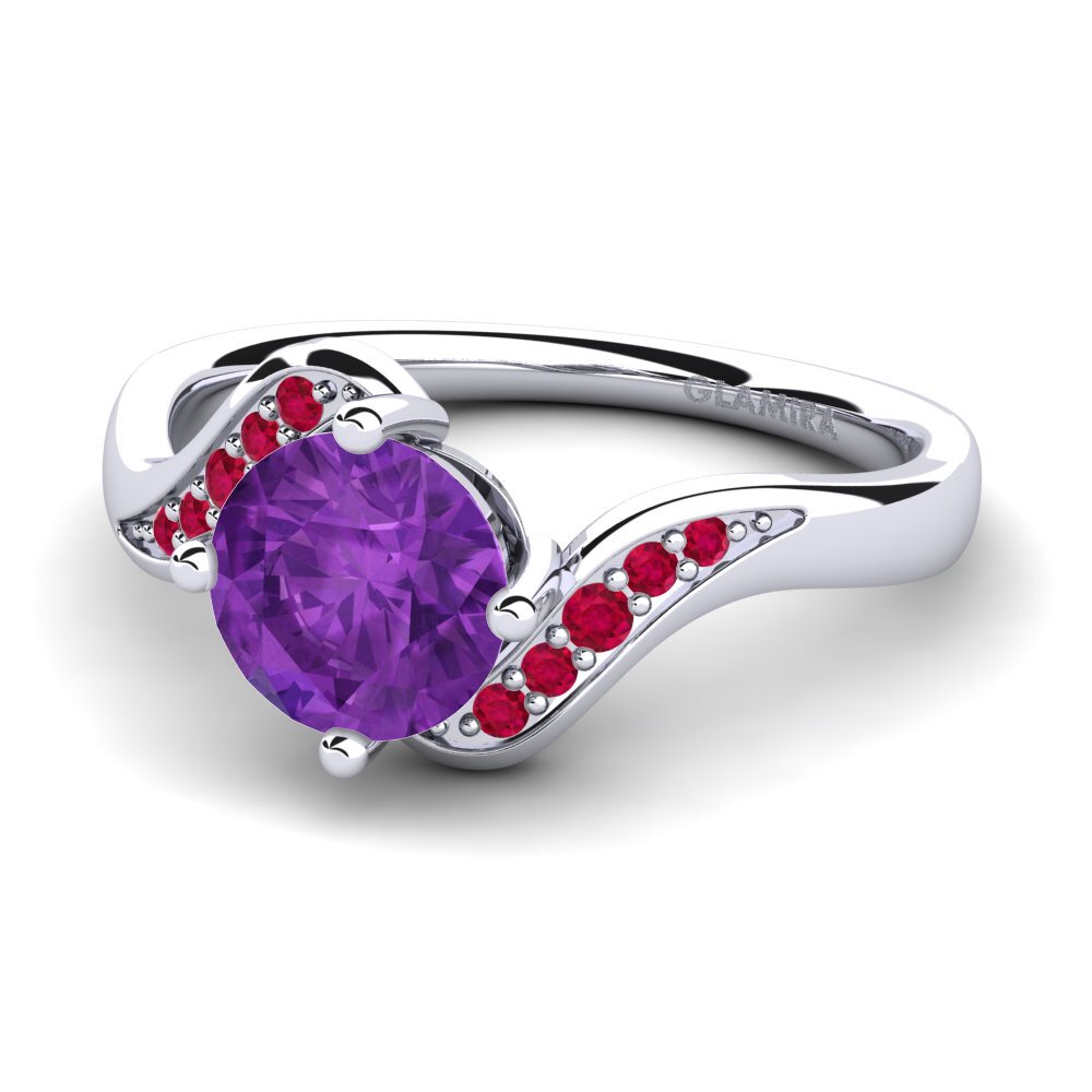 Amethyst Engagement Ring Miguelina