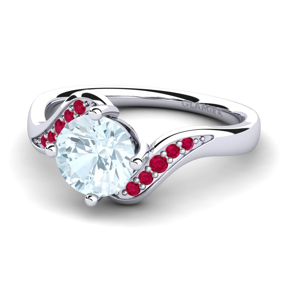 Aquamarine Engagement Ring Miguelina