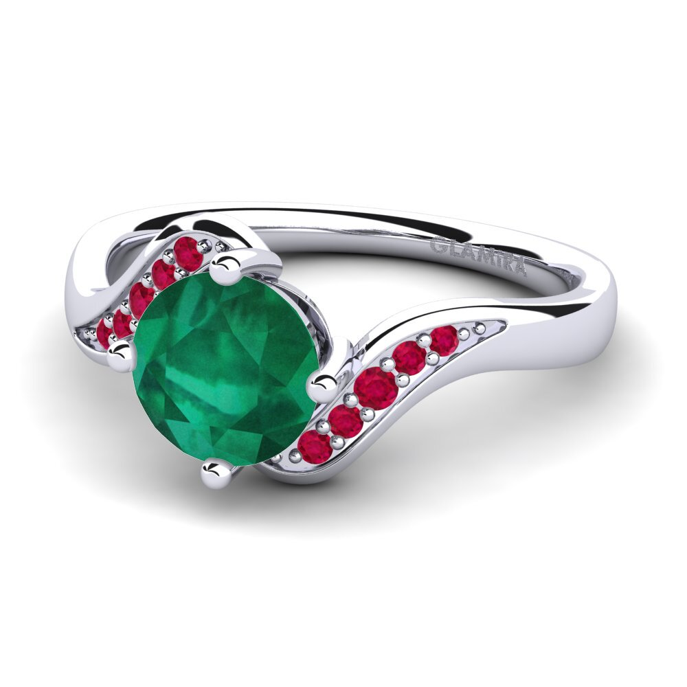 Emerald Engagement Ring Miguelina