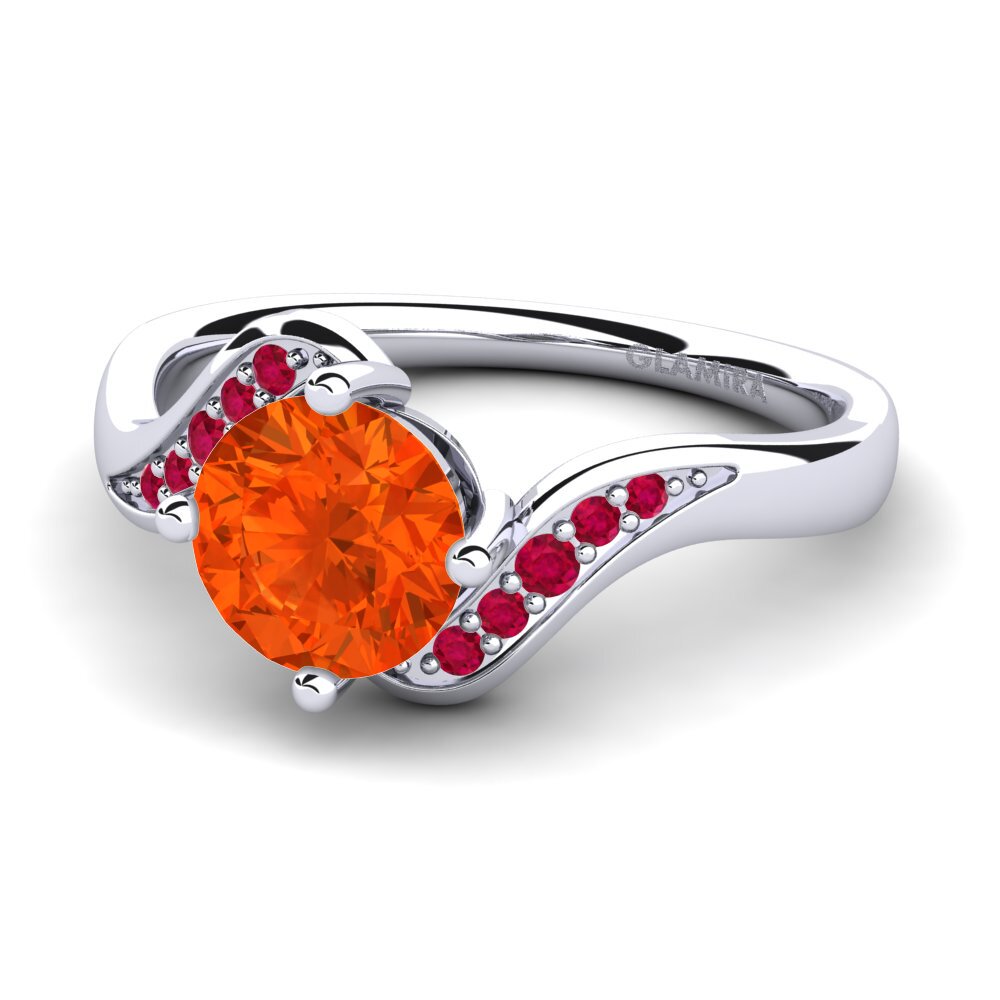 Fire-Opal Engagement Ring Miguelina