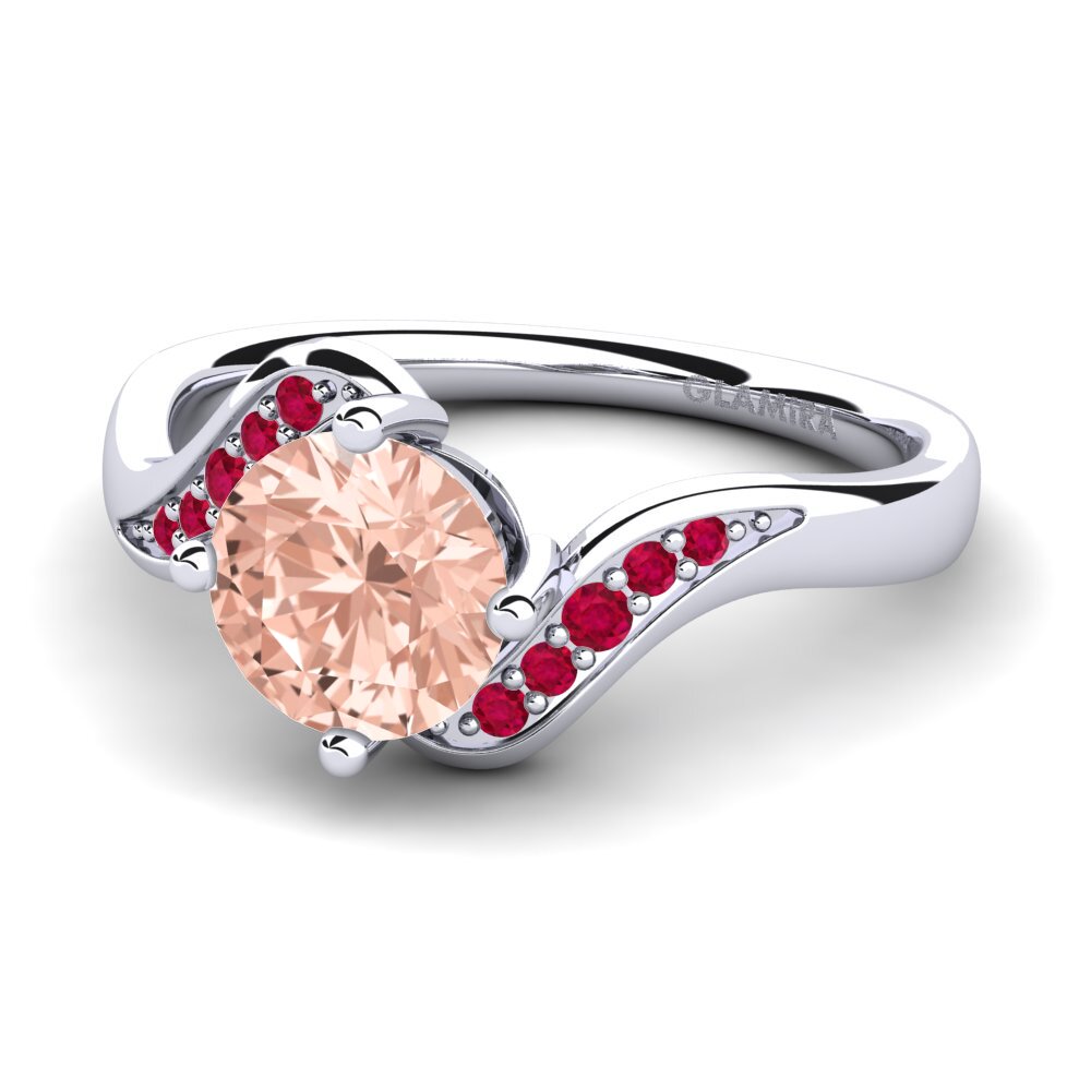 Morganite Engagement Ring Miguelina