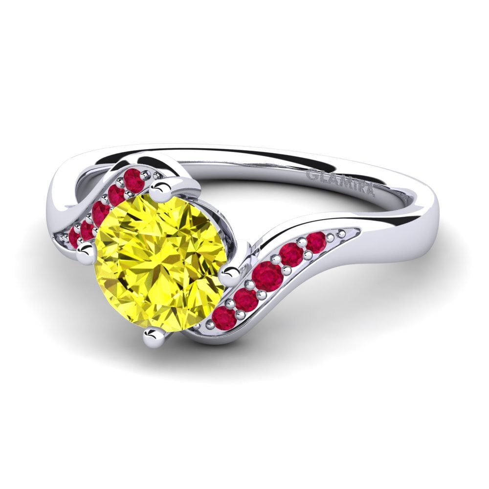 Yellow Diamond Engagement Ring Miguelina