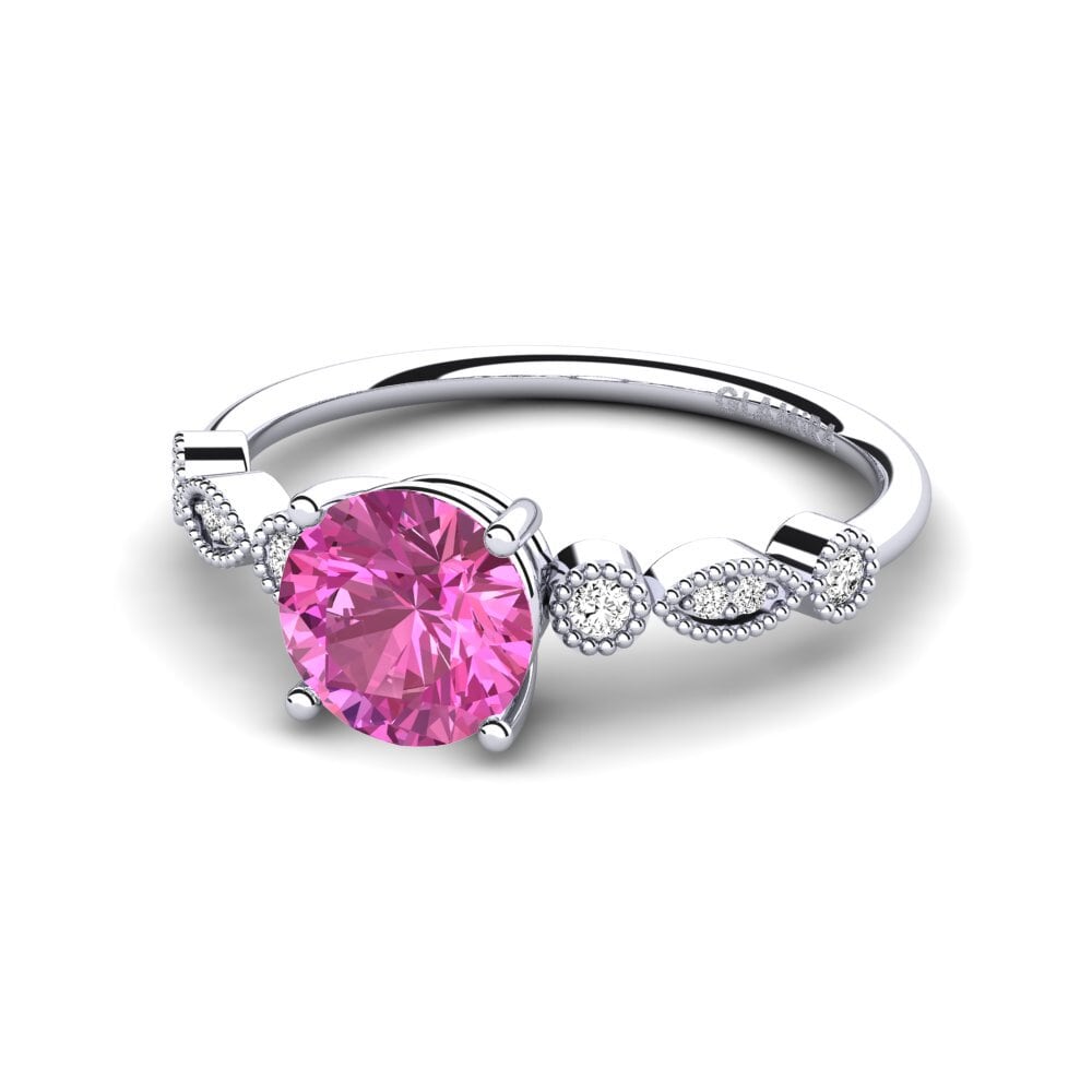Topacio Rosa Anillo de compromiso Naola