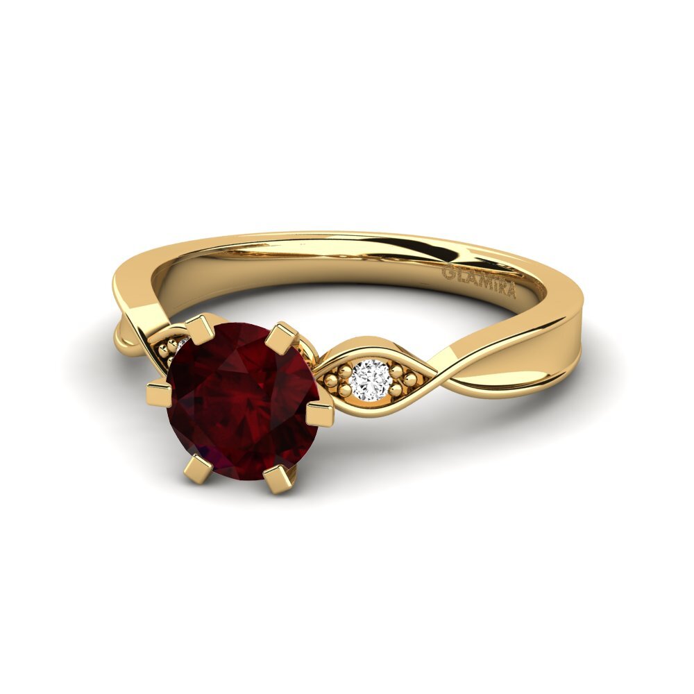 Granate Anillo de compromiso Neveda 1.0 crt