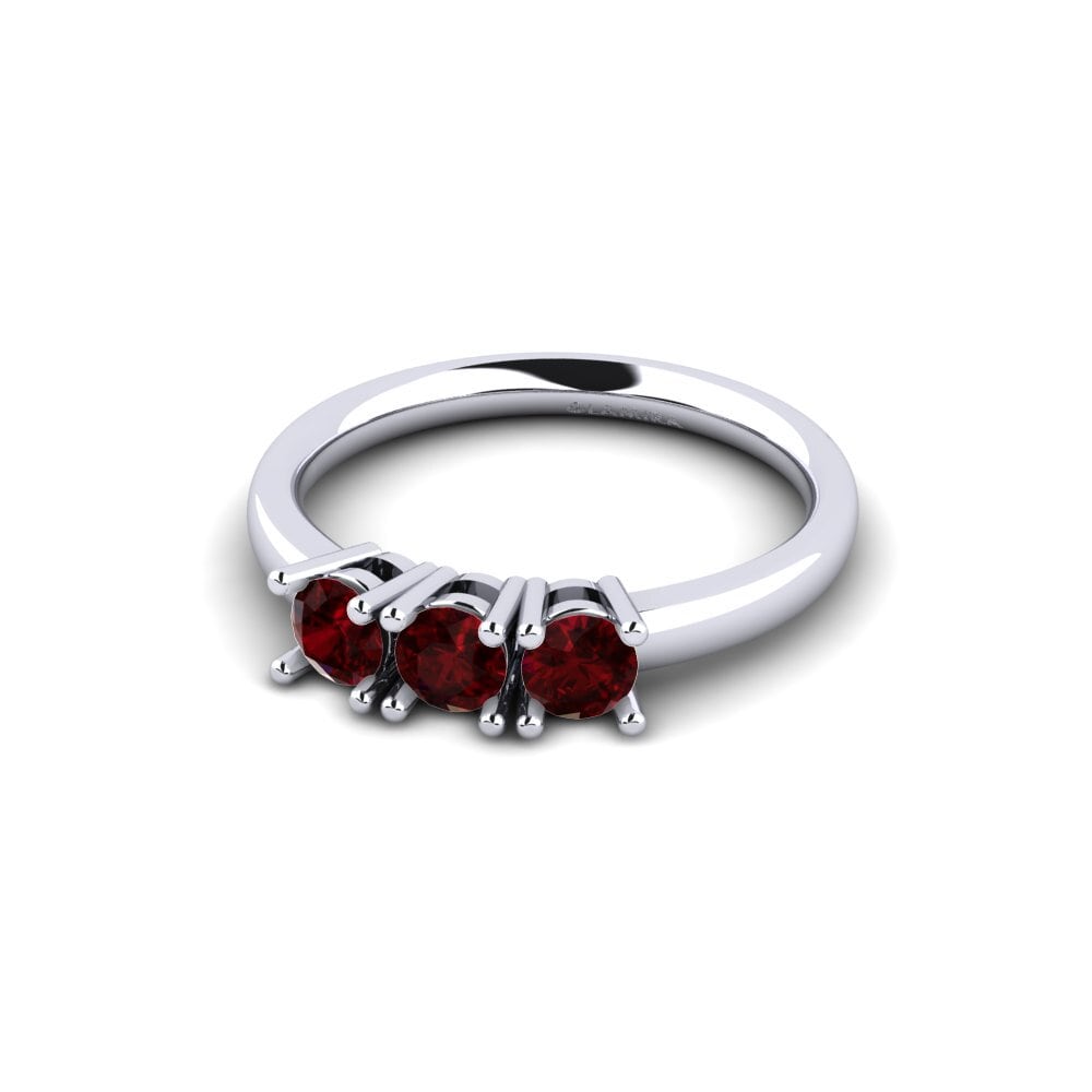 Garnet Engagement Ring Odelia