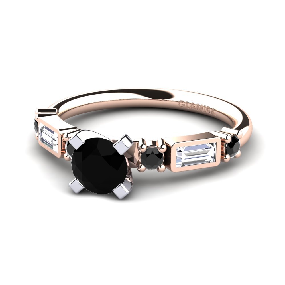 Black Diamond Engagement Ring Palawan