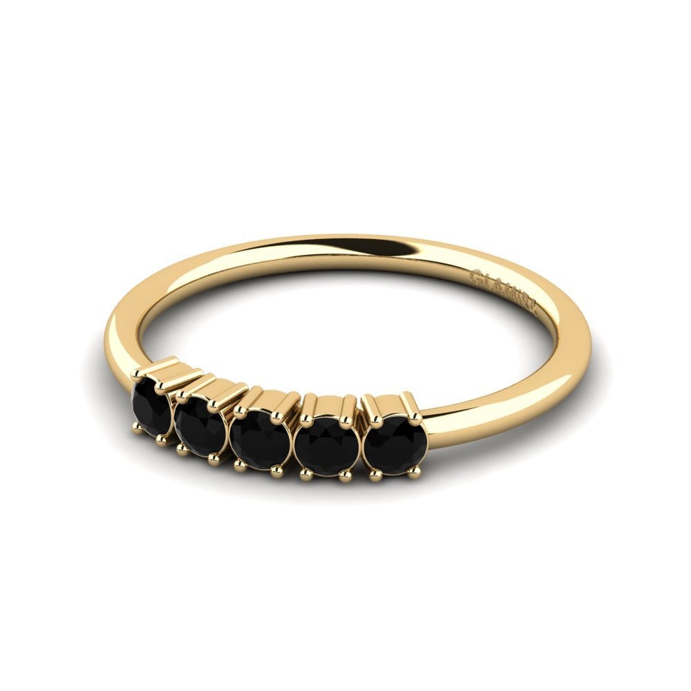 Black Sapphire Engagement Ring Palver