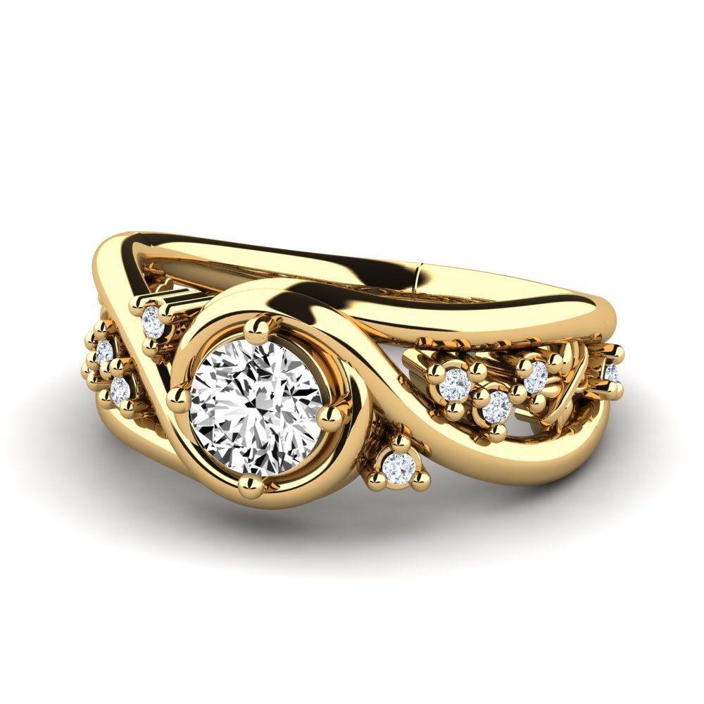 Moissanite Engagement Ring Pravin