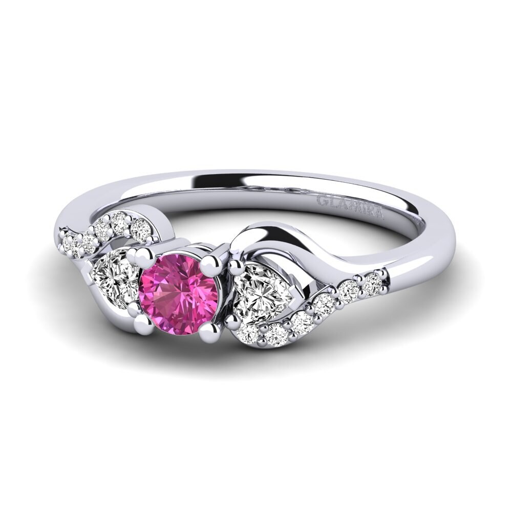 Topacio Rosa Anillo de compromiso Roselina
