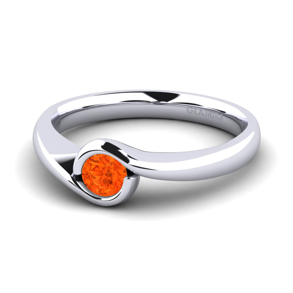 Ópalo Fuego Anillo de compromiso Sabella 025crt