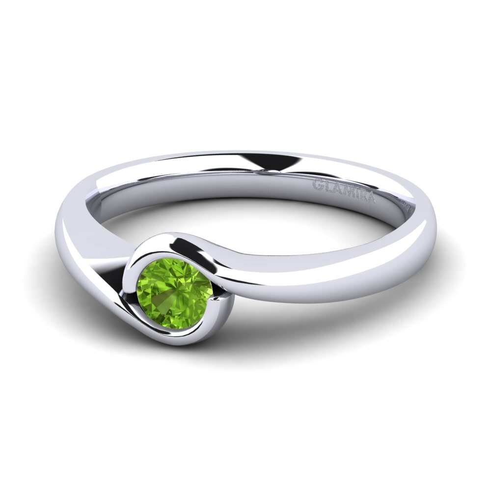 Peridot Engagement Ring Sabella 0.25 crt