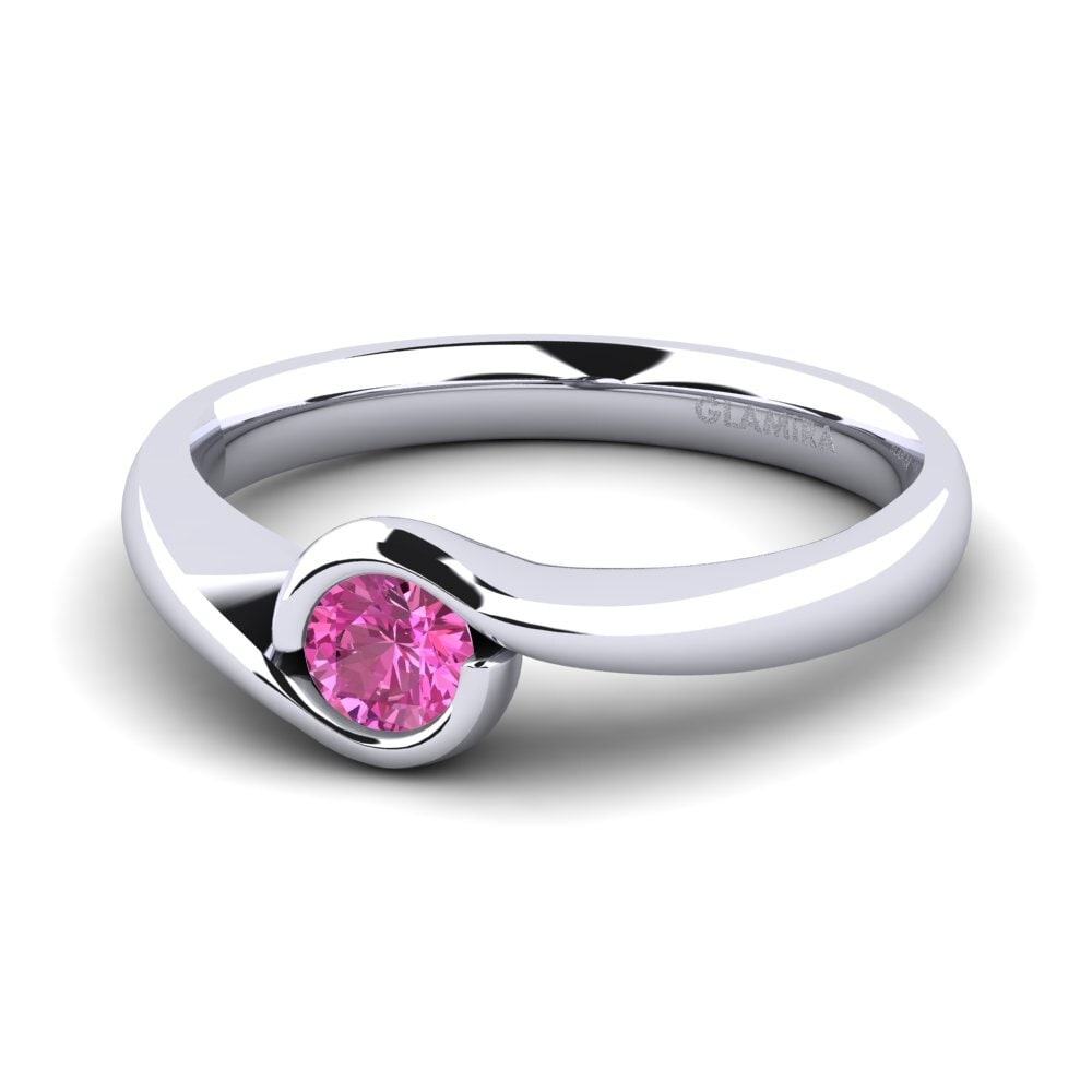 Topacio Rosa Anillo de compromiso Sabella 025crt
