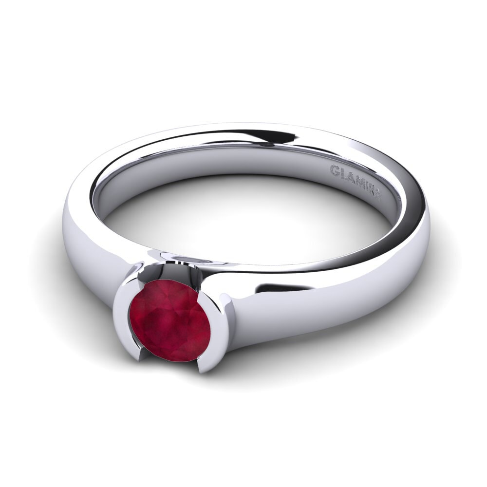 Rubí Anillo de compromiso Sabrina