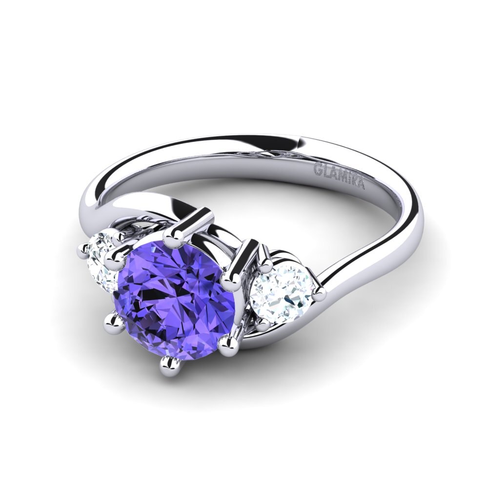 Tanzanite Engagement Ring Skarlette