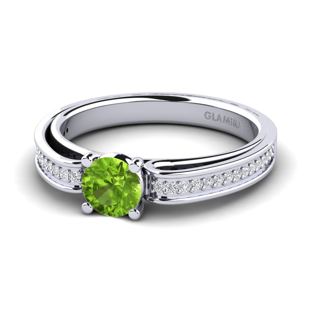 Peridot Engagement Ring Torrone