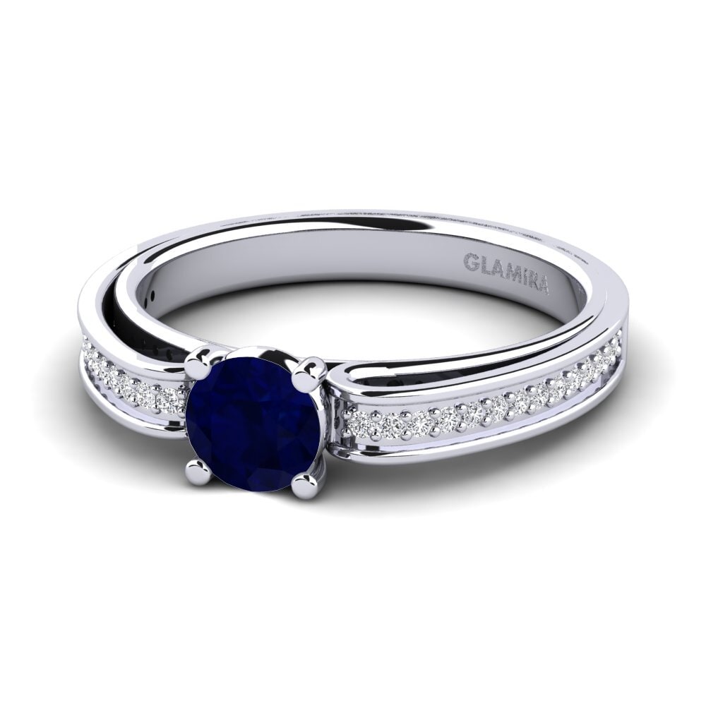 Zafiro Anillo de compromiso Torrone