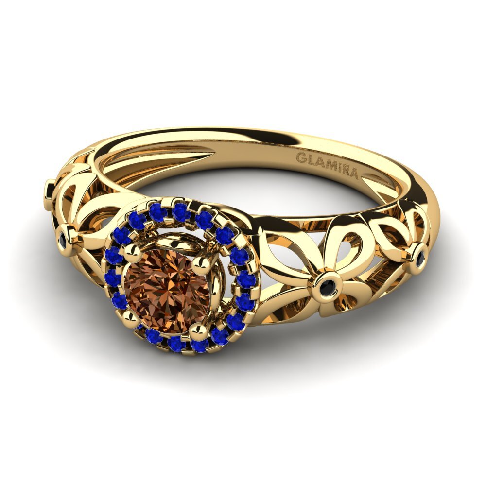 9k Yellow Gold Engagement Ring Vivyan