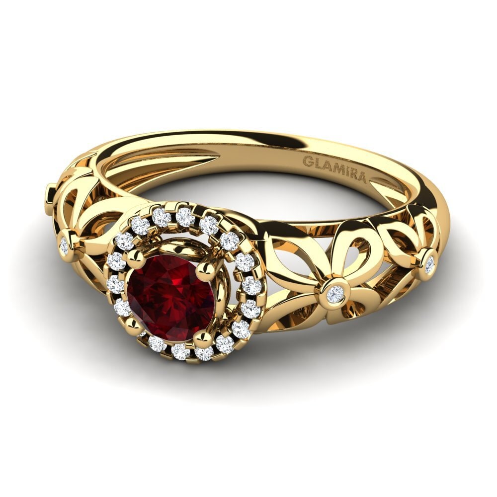 Garnet Engagement Ring Vivyan