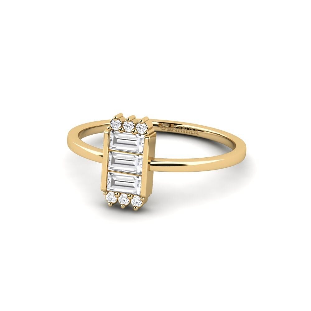 White sapphire Engagement Ring Abbeville