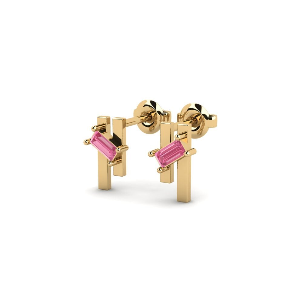 Pink Sapphire Women's Earring Aspan