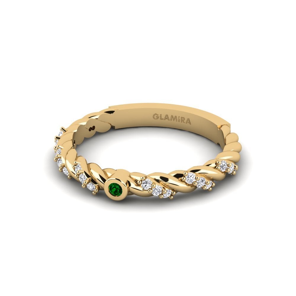 Zircônia Verde Anel Battikh