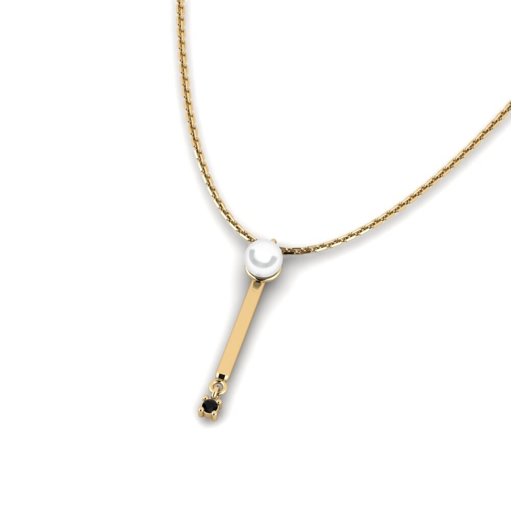 Black Diamond Women's Necklace Baumanni