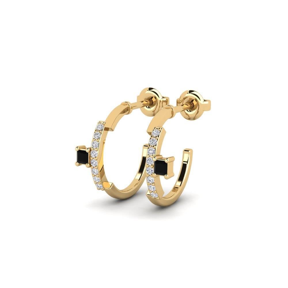 Black Diamond Women's Earring Breasclete