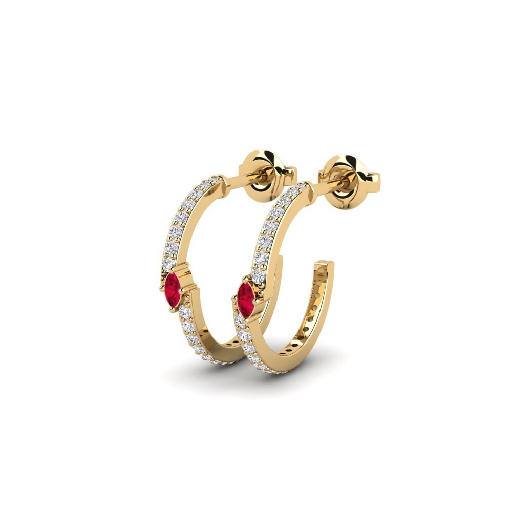 Ruby Women's Earring Callander
