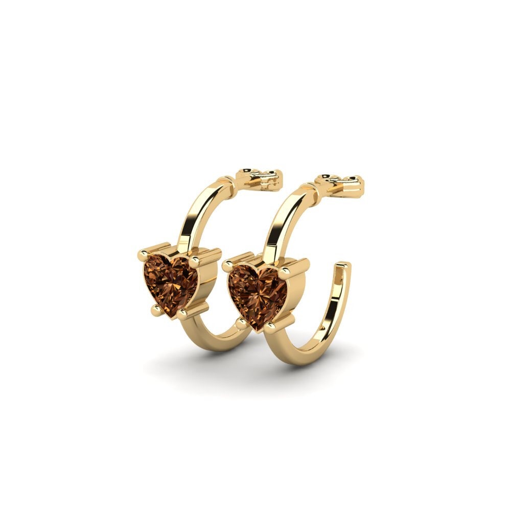 Brown Diamond Women's Earring Celineas