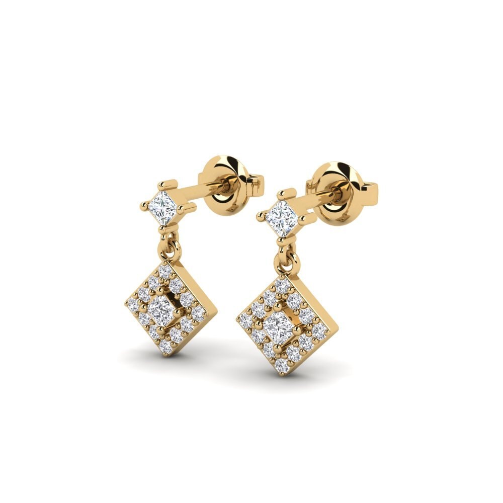 Đá Zirconia Bông tai nữ Dalgarrog