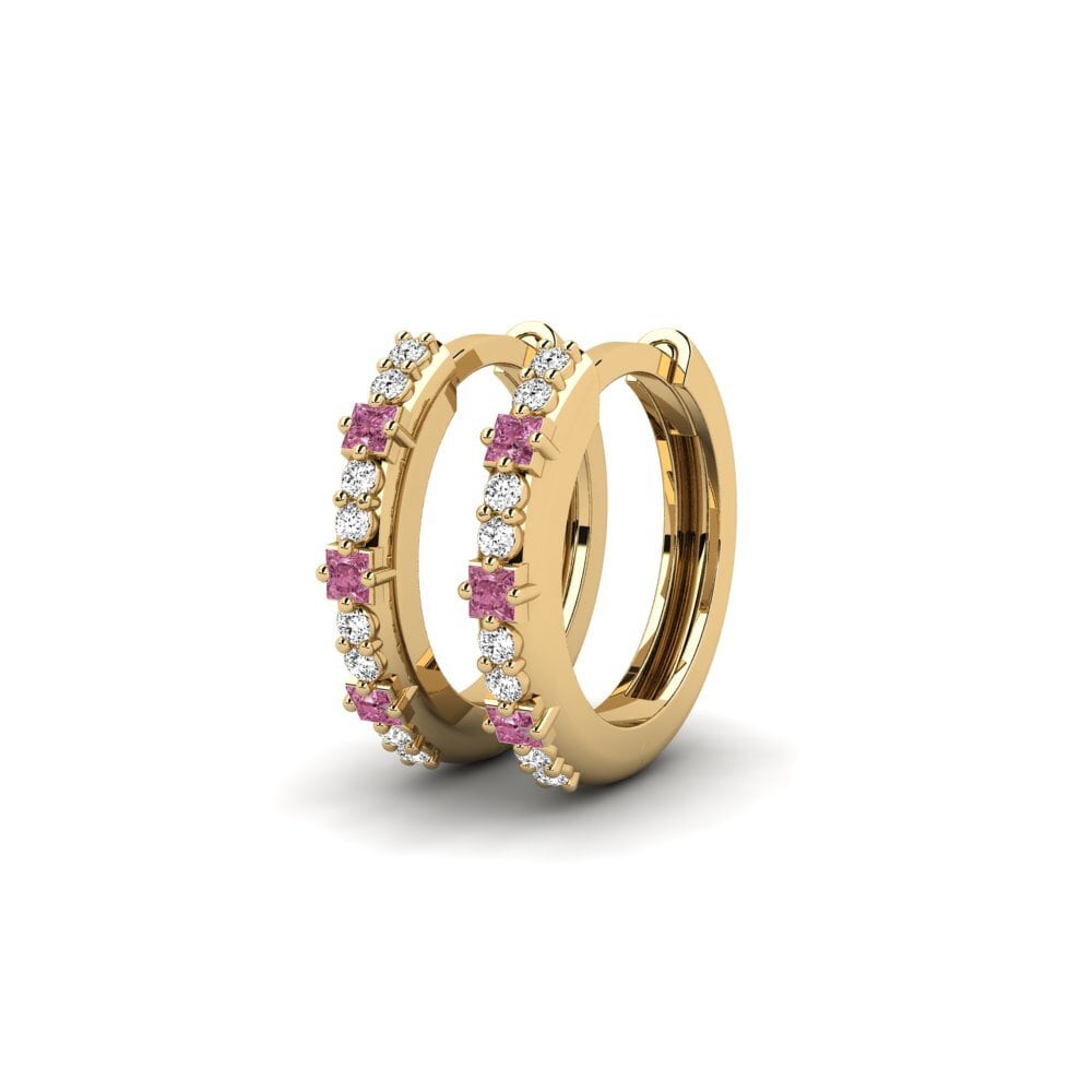 Grenat de Rhodolite Boucle d'oreille femme Dravogranlei