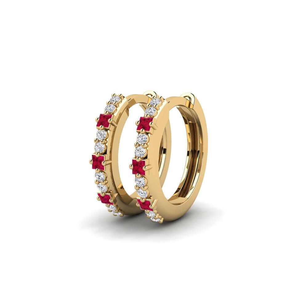 Ruby Women's Earring Dravogranlei