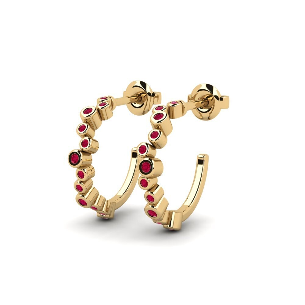 Ruby Women's Earring Eazim