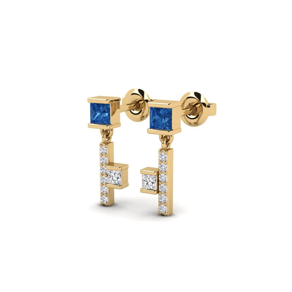 sapphire-zirconia Women's ต่างหู Ebrington