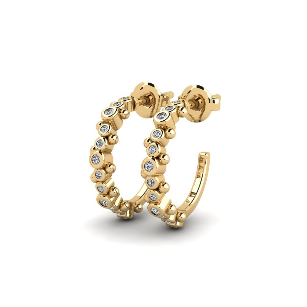 Đá Zirconia Bông tai nữ Ebyaz