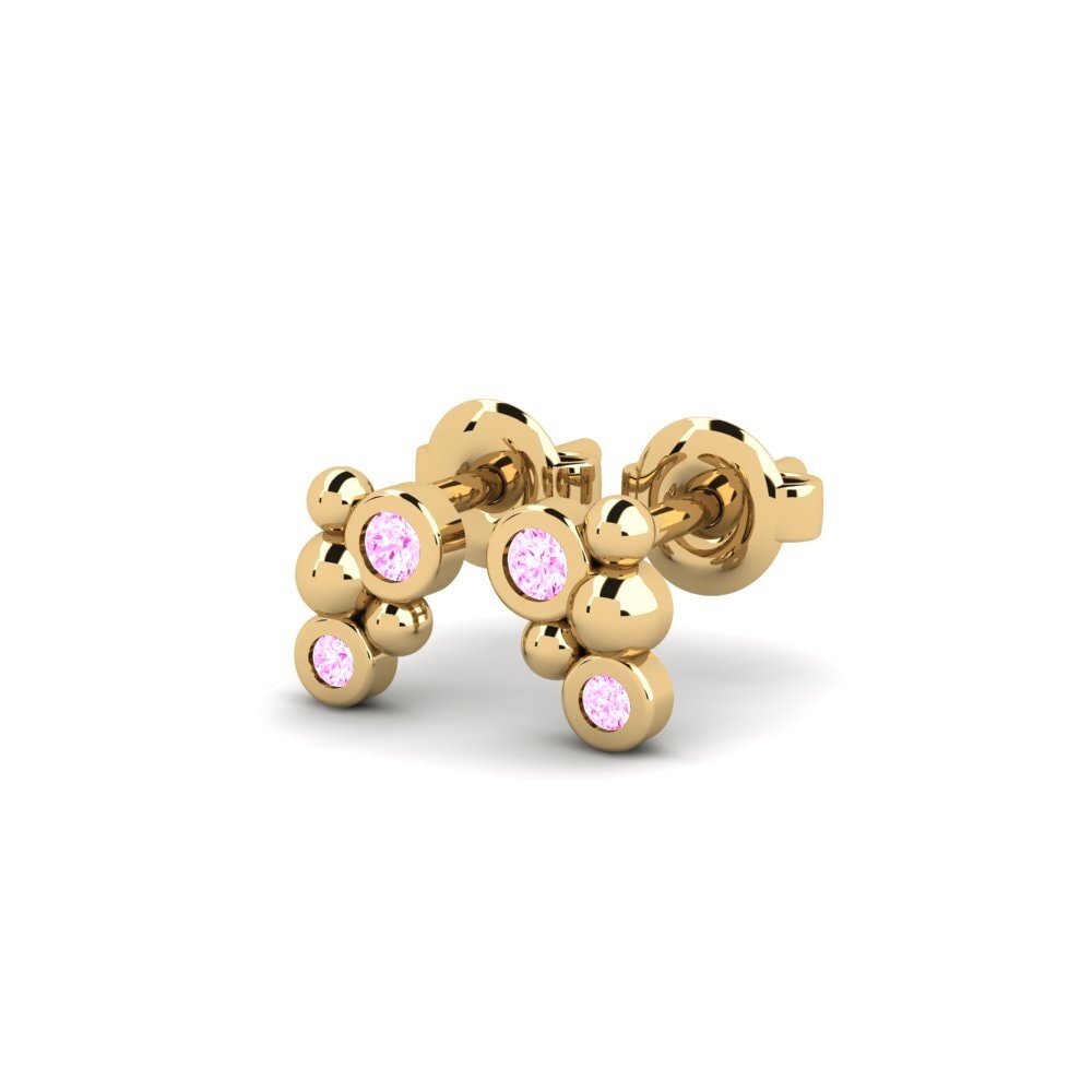 Pink Sapphire Women's Earring Ferbih
