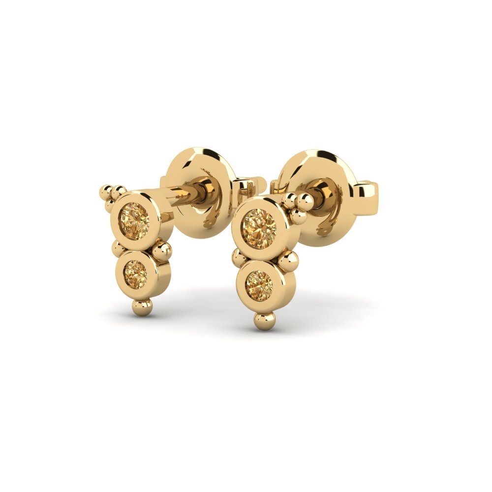 Brown Diamond Women's Earring Ferheng