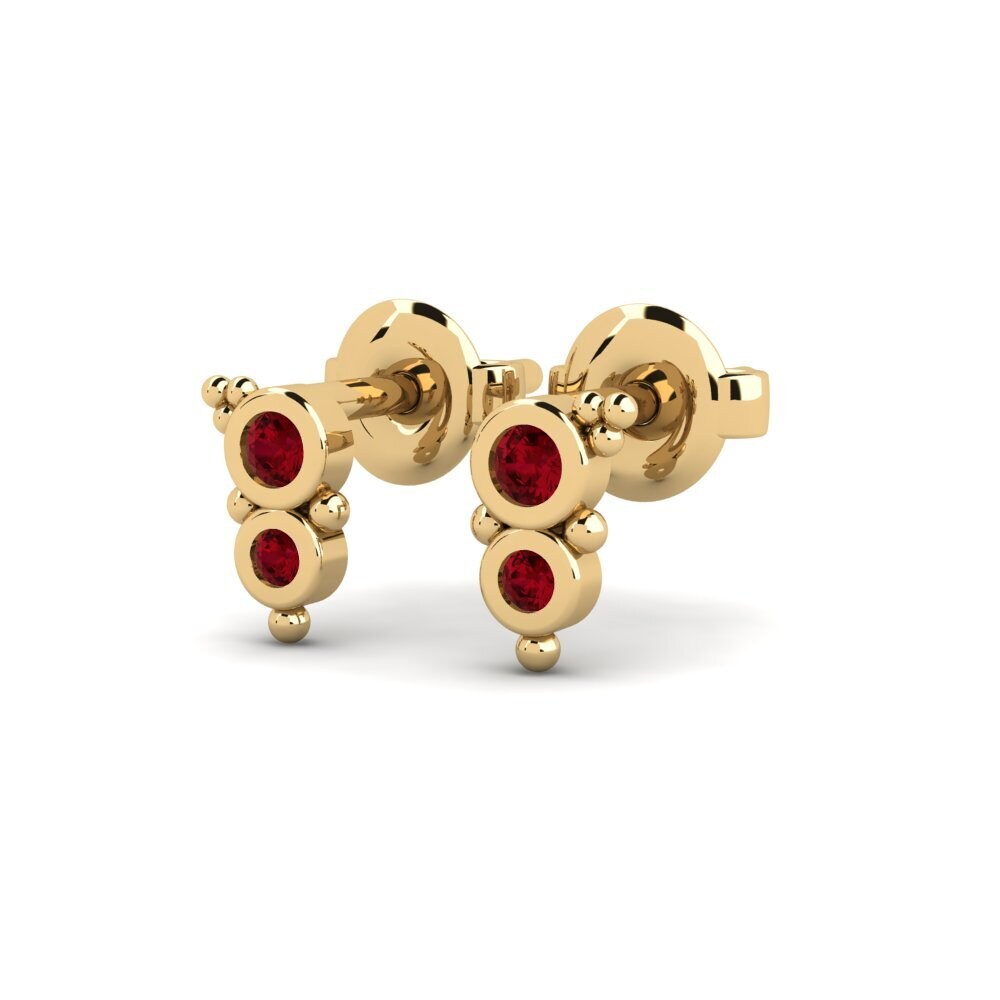 ruby-zirconia Women's ต่างหู Ferheng