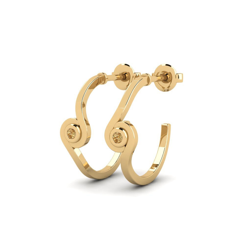 Brown Diamond Women's Earring Feyrose