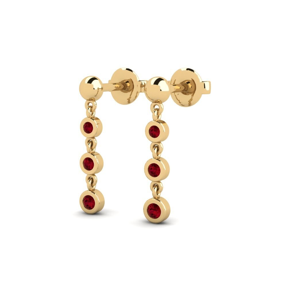 ruby-zirconia Women's ต่างหู Filvaki