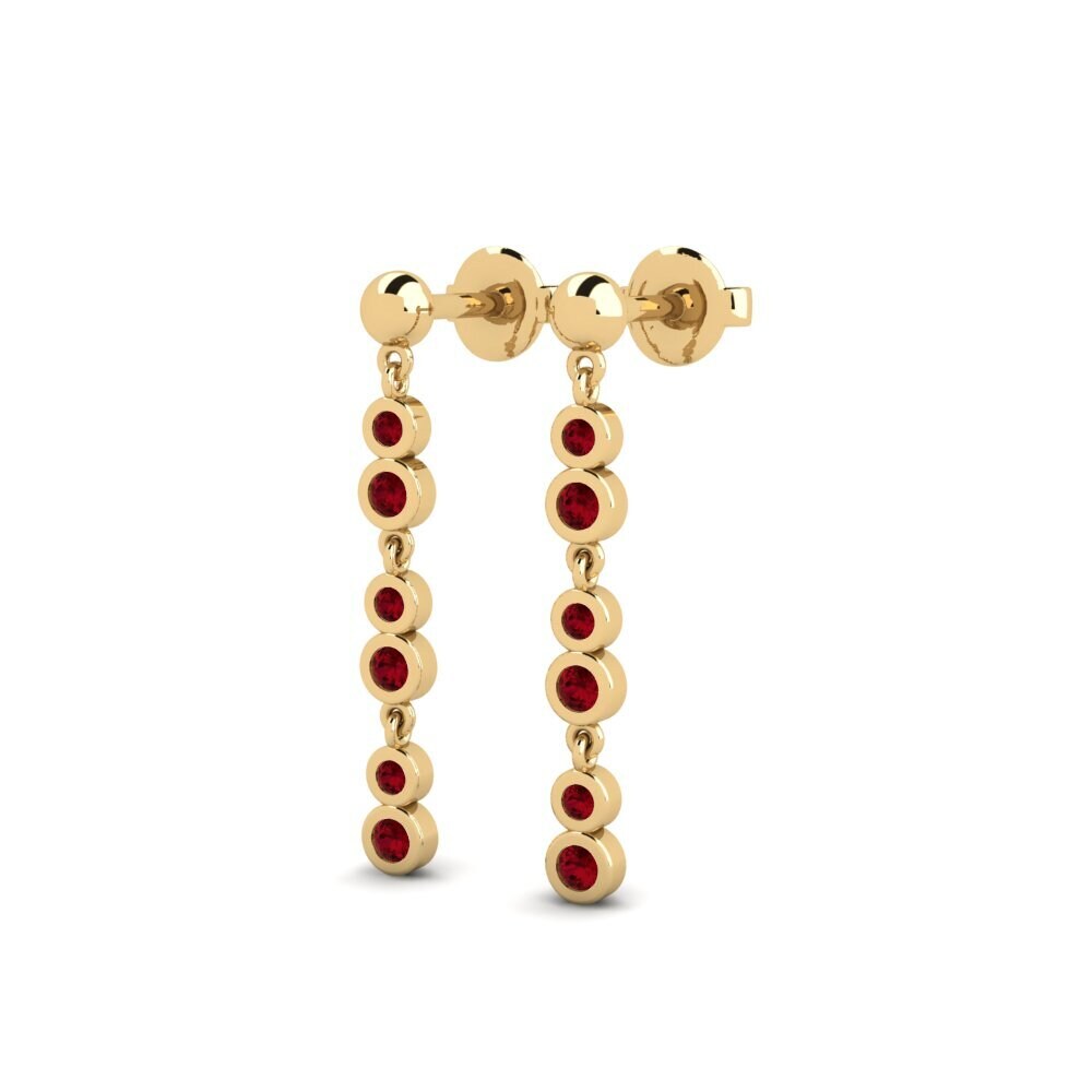 ruby-zirconia Women's ต่างหู Fimabad