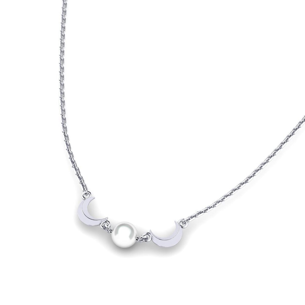 18ct White Gold Women's Necklace Fischeri